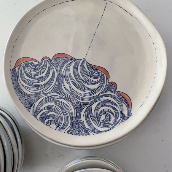 7 sets of Anthropologie dishes with dinner + salad plates and bowls! - Picture 4 of 6